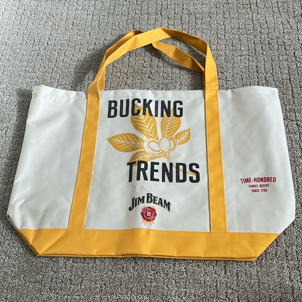 Jim Beam canvas tote bag